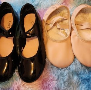 Girls Tap and Ballet Shoes size 13